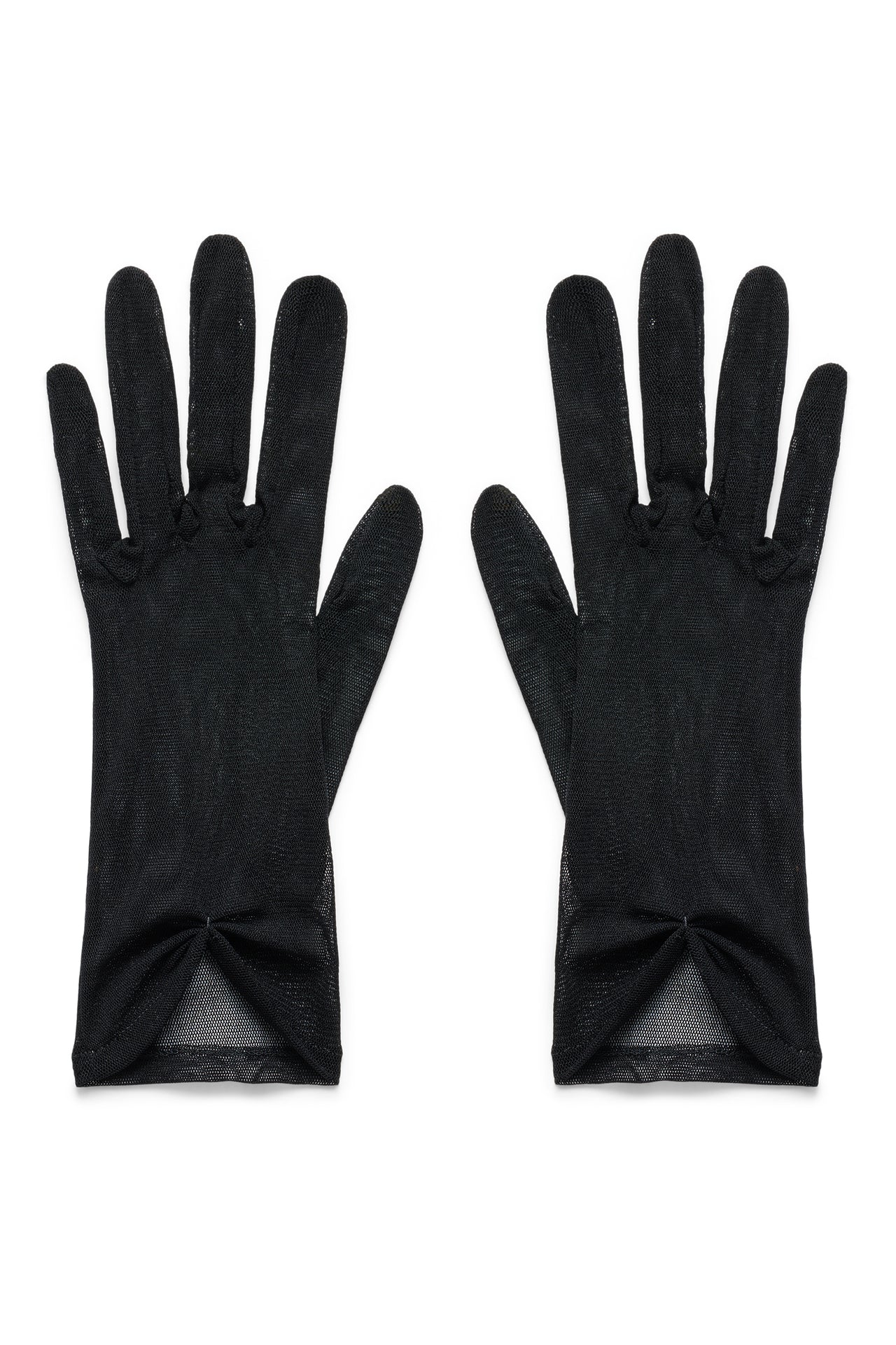 Gathered Wrist Glove | Noir